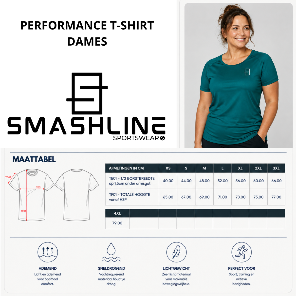 PERFORMANCE T-SHIRT DAMES