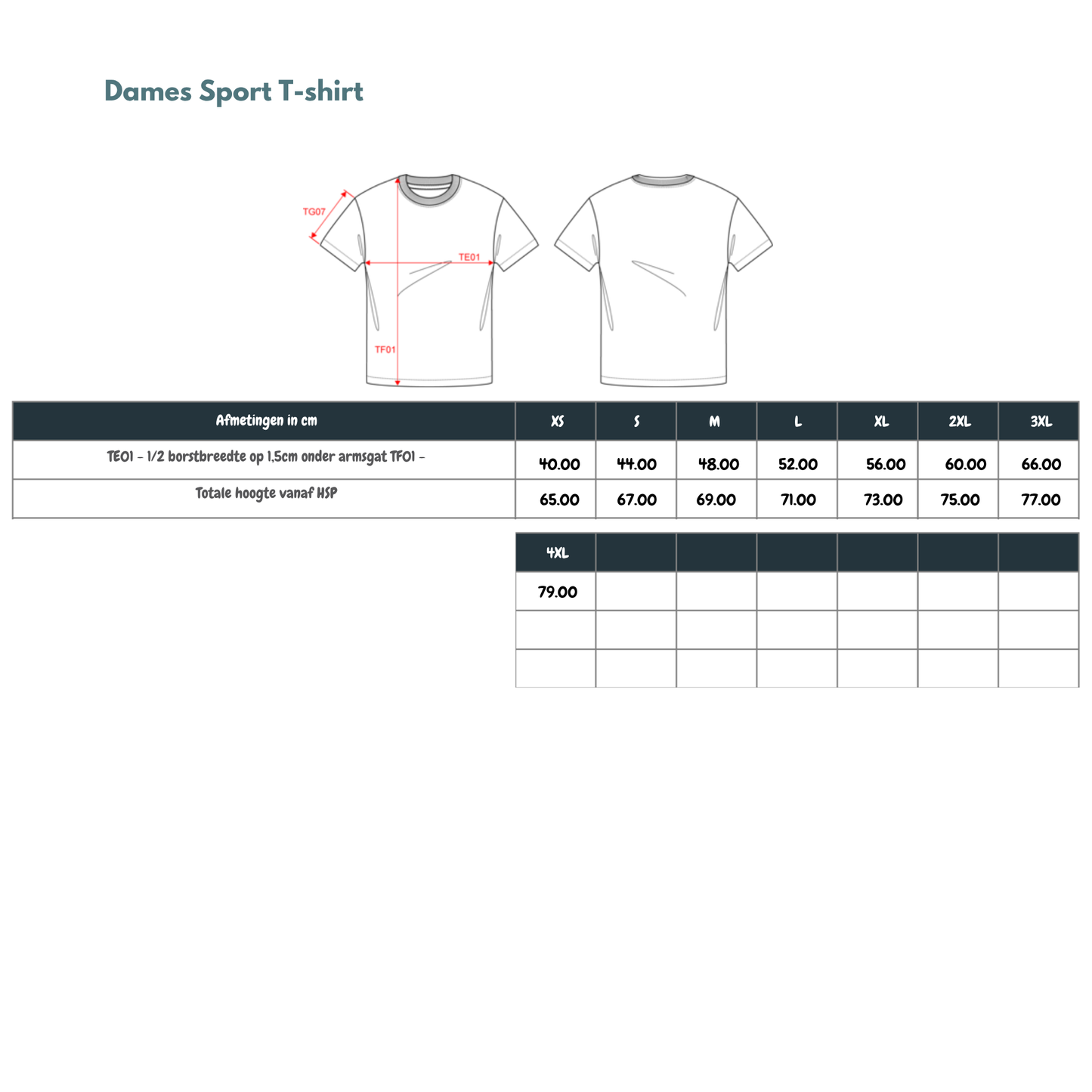 PERFORMANCE T-SHIRT DAMES