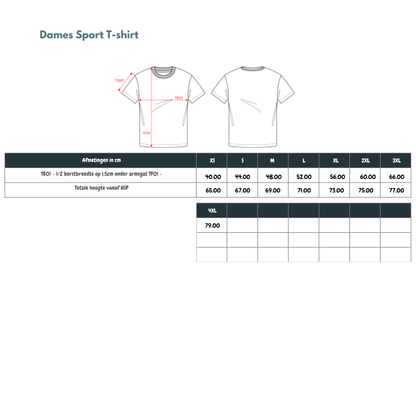 PERFORMANCE T-SHIRT DAMES