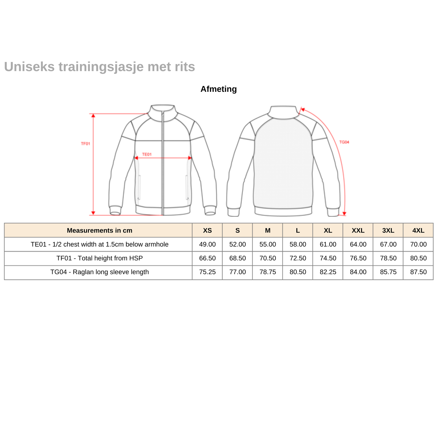 COMFORT TRAININGSVEST - UNISEX