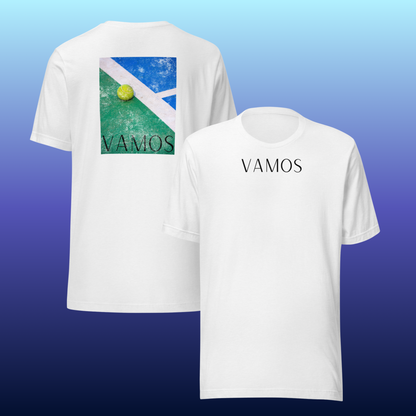 VAMOS Padel Graphic T-Shirt - Premium Katoen - Unisex