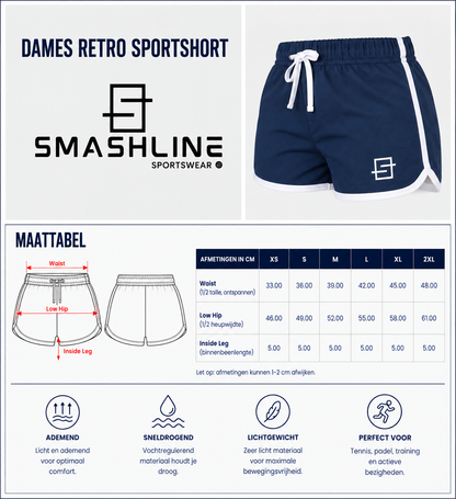 RETRO SPORTSHORT DAMES