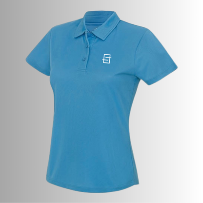 Smashline performance dames polo blauw goedkoop bedrukking logo