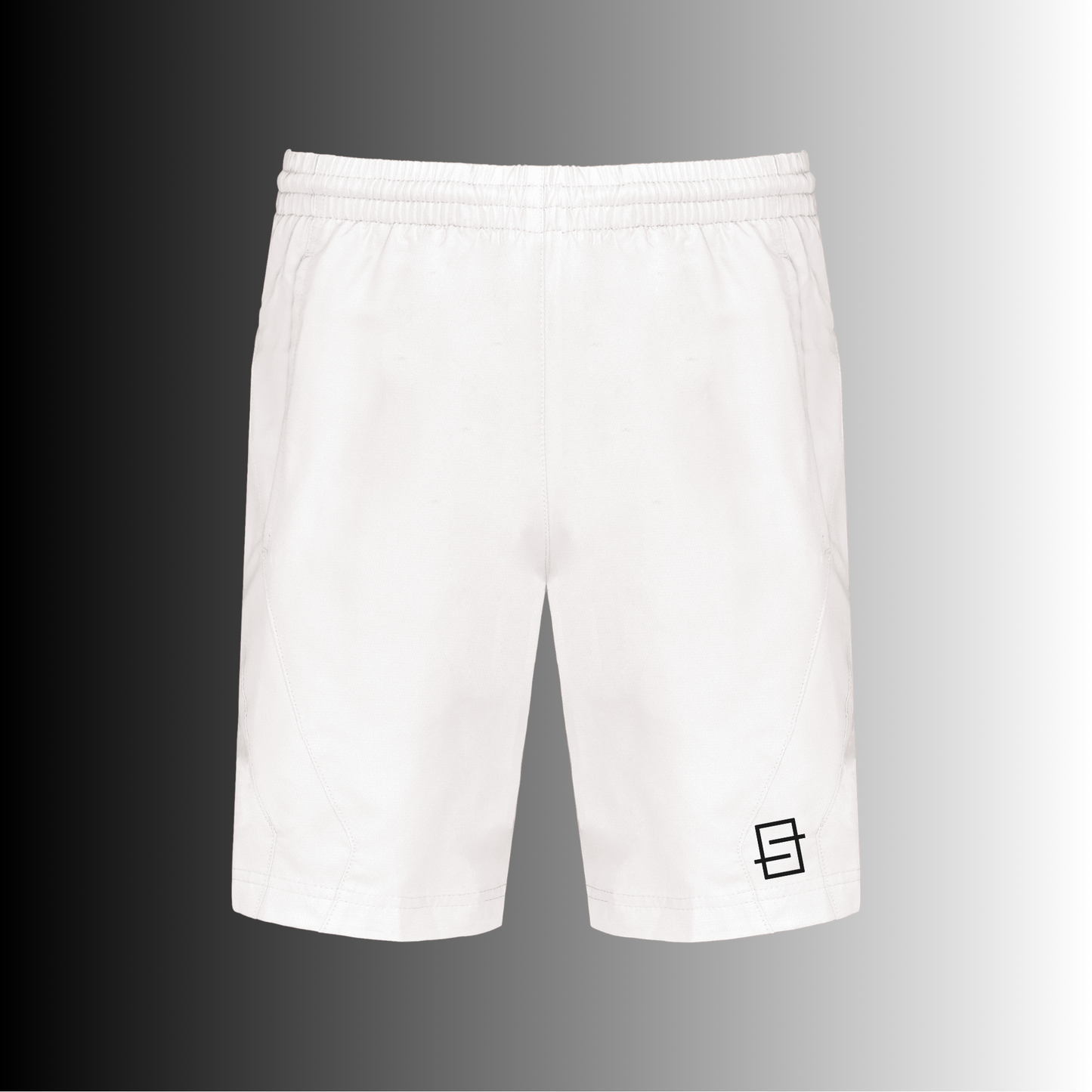 heren sportshort of sportbroek in de kleur wit uit de smashline collectie