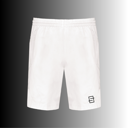 heren sportshort of sportbroek in de kleur wit uit de smashline collectie
