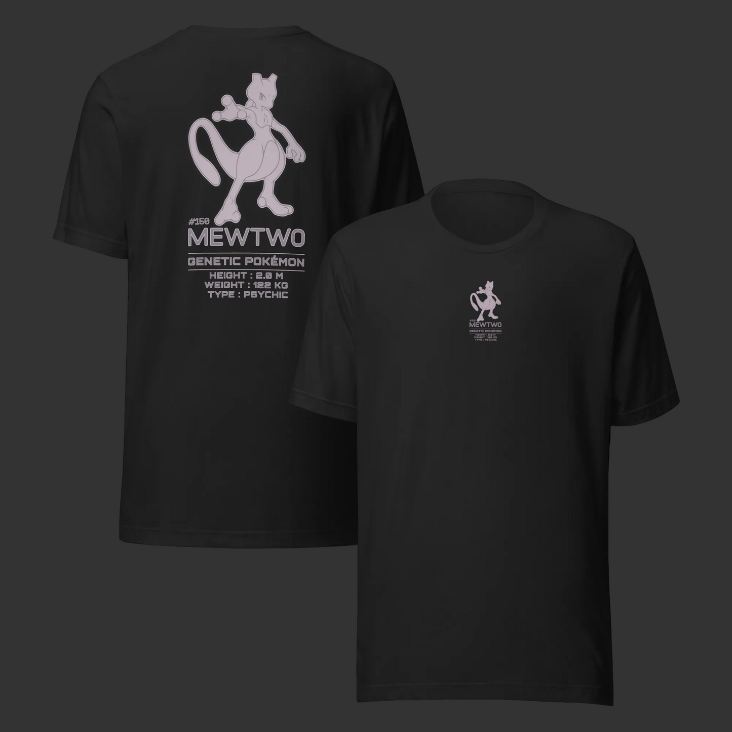 mewtwo t-shirt, streetwear