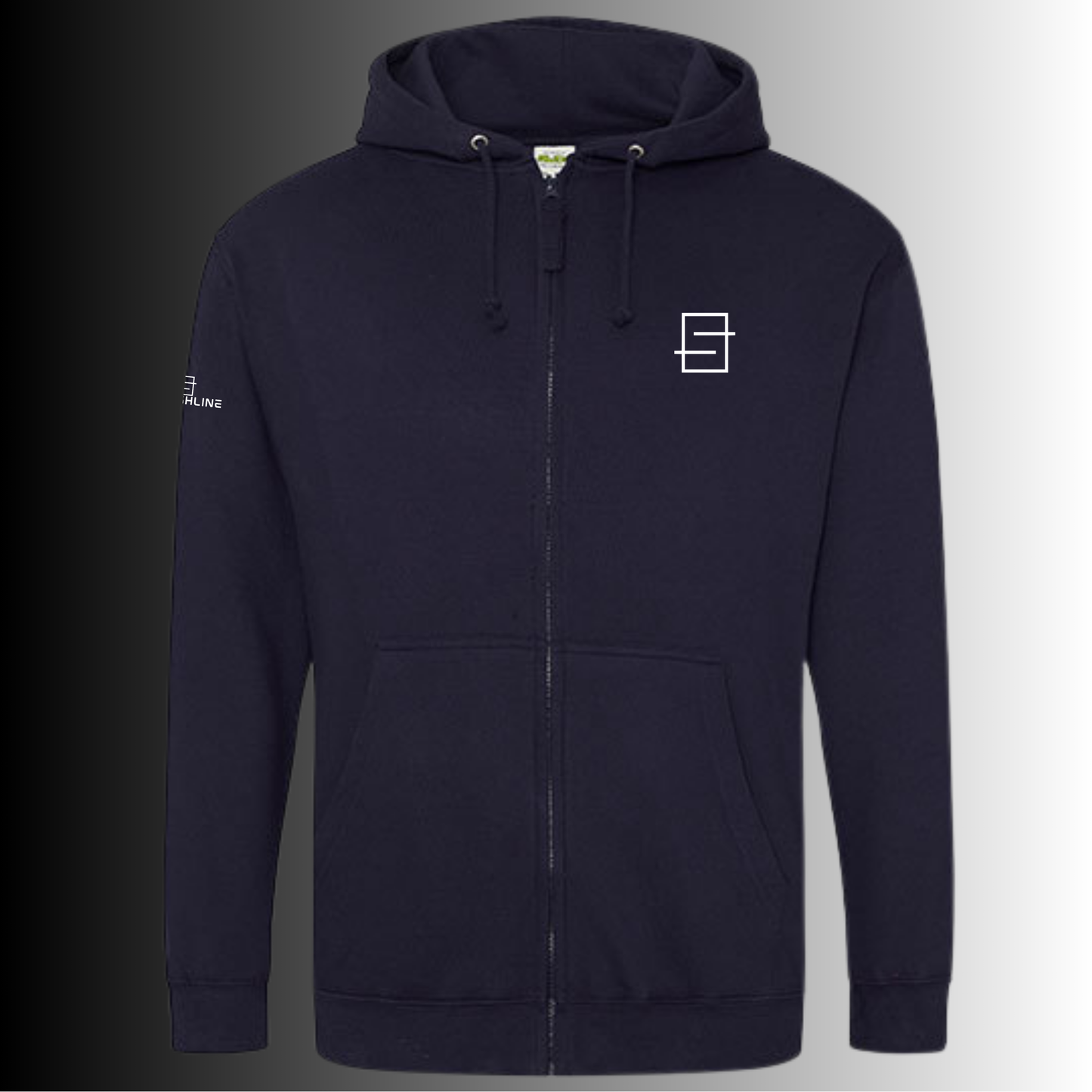 smashline-hoodie met rits-navy