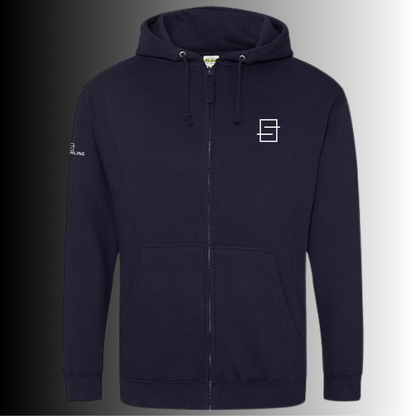 smashline-hoodie met rits-navy