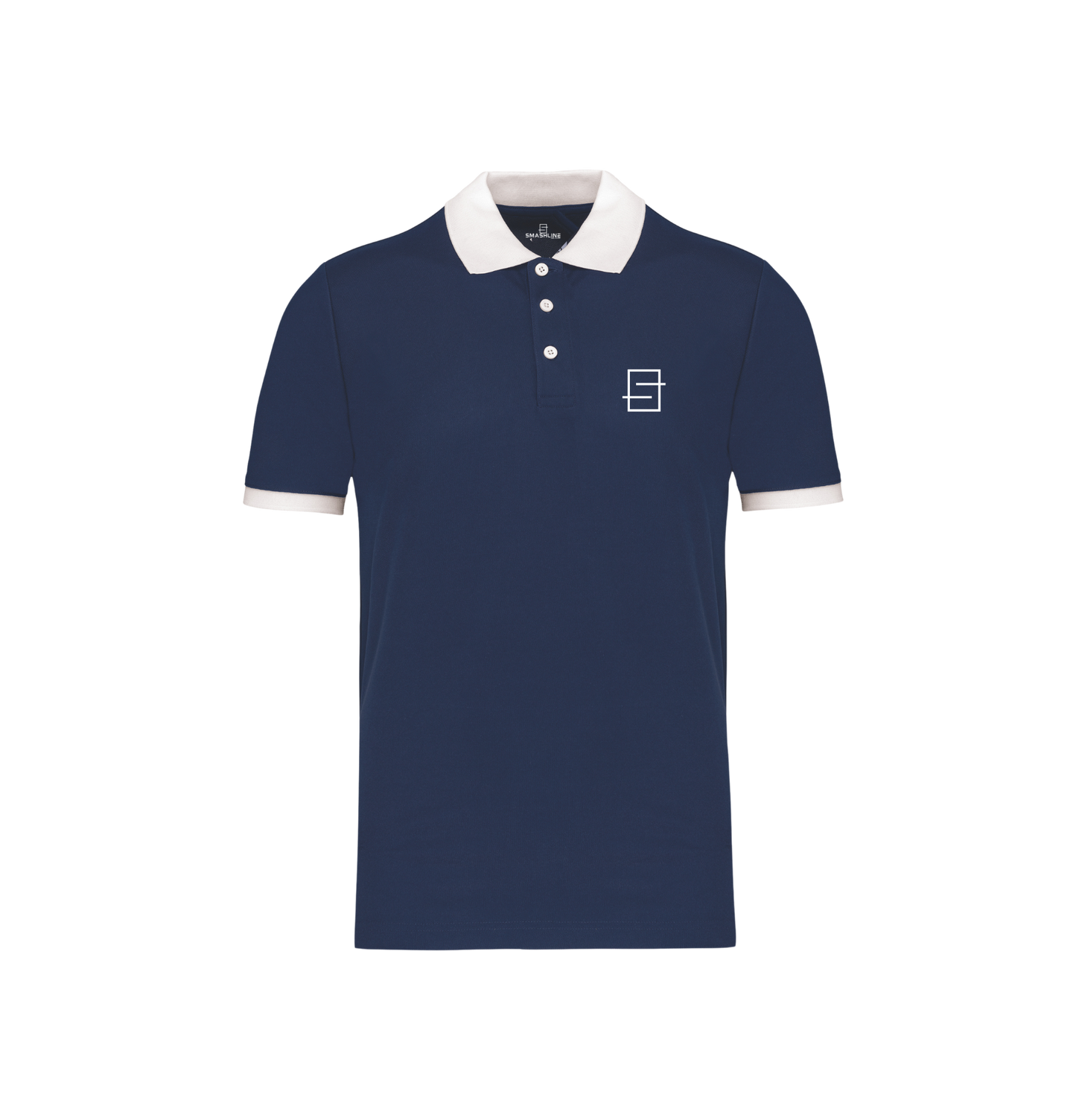 smashline-polo-heren-navy wit