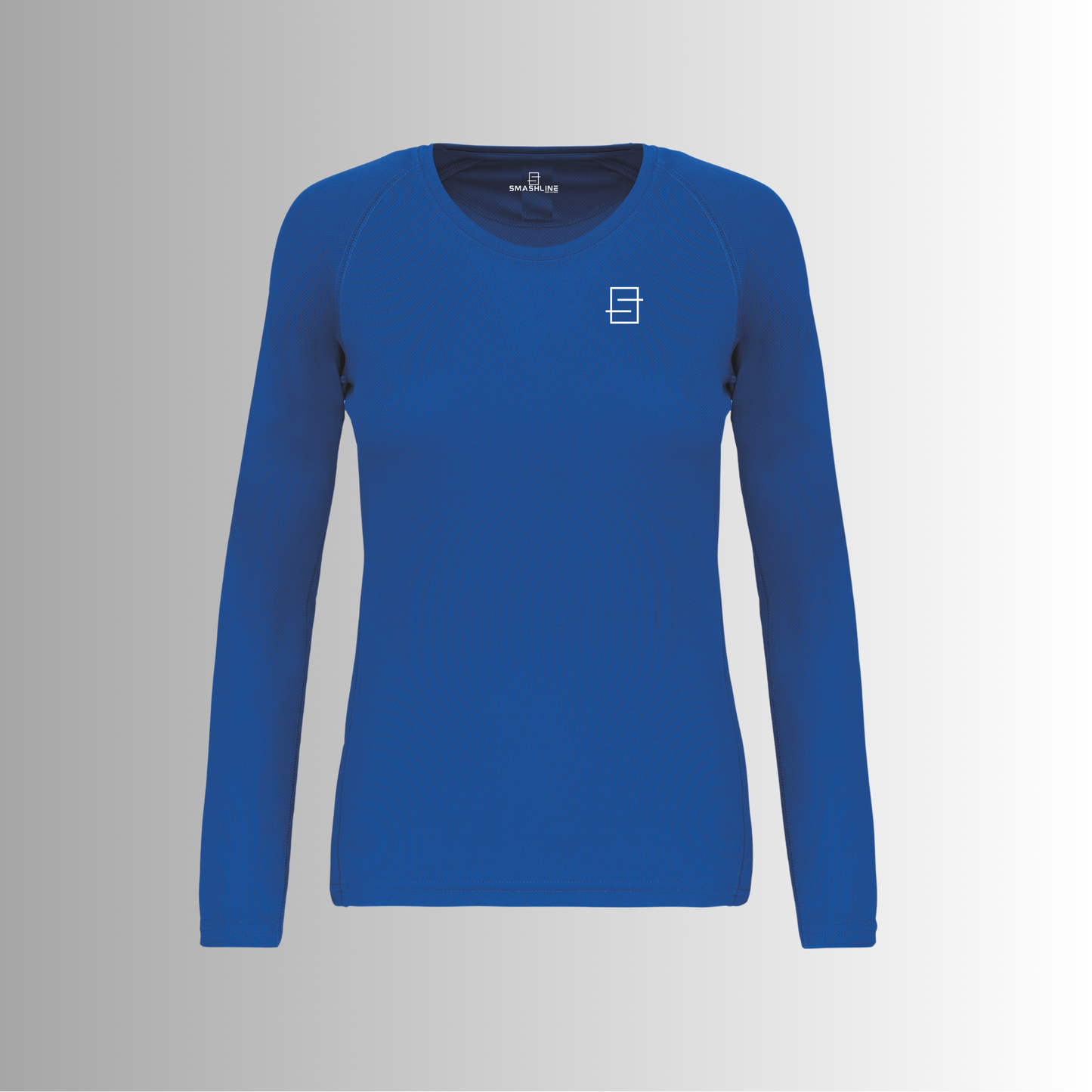 smashline-sportshirt lange mouwen- dames-blauw