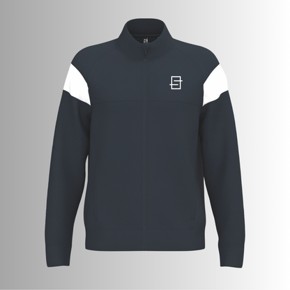 SmashLine comfort trainingsvest voor heren in navy blauw met witte details en subtiel SmashLine-logo op de borst.”