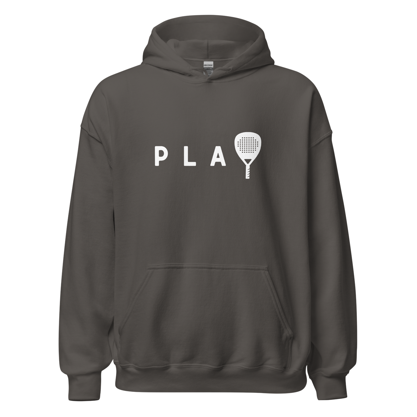 Padel hoodie - PLAY - opdruk wit - S-M-L-XL