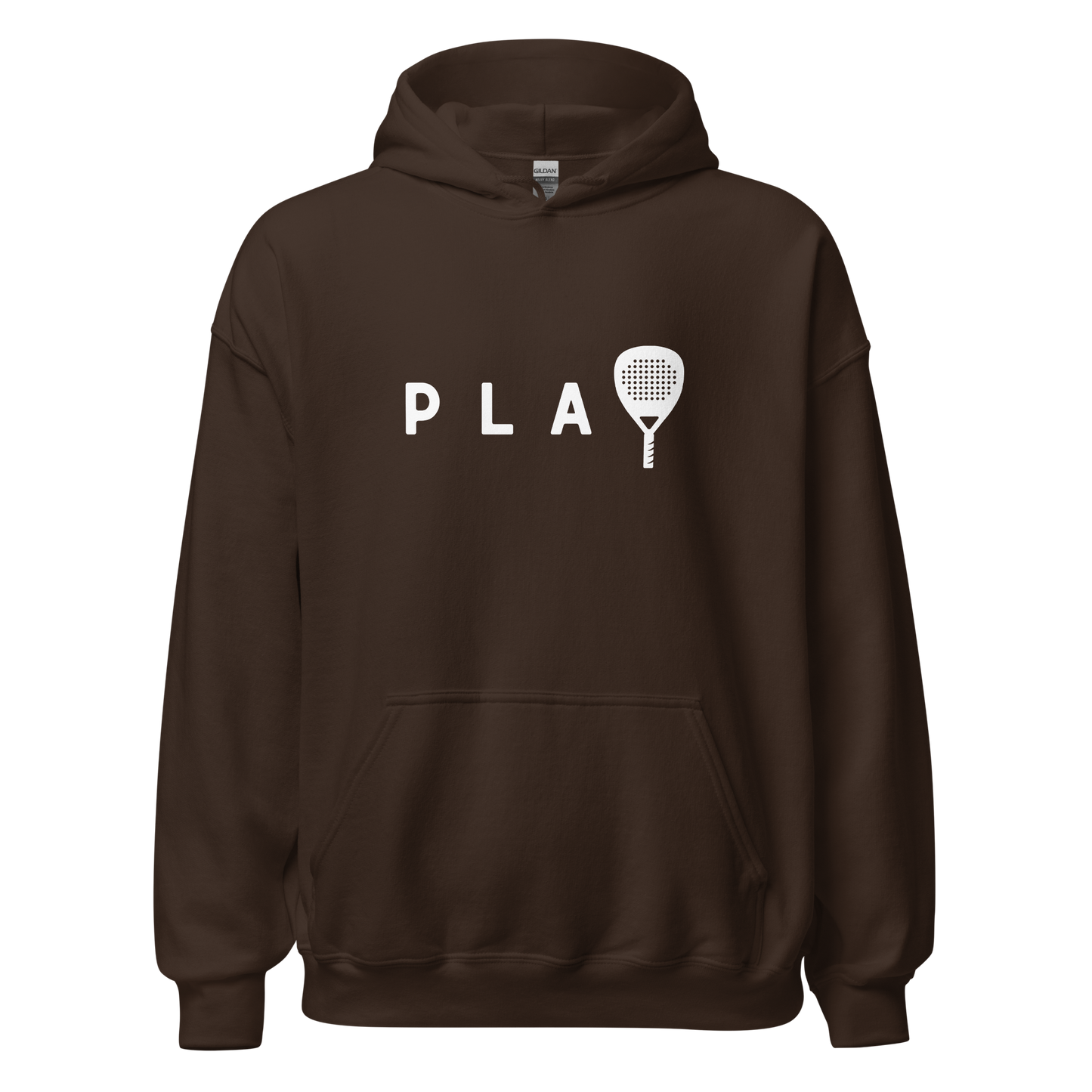 Padel hoodie - PLAY - opdruk wit - S-M-L-XL