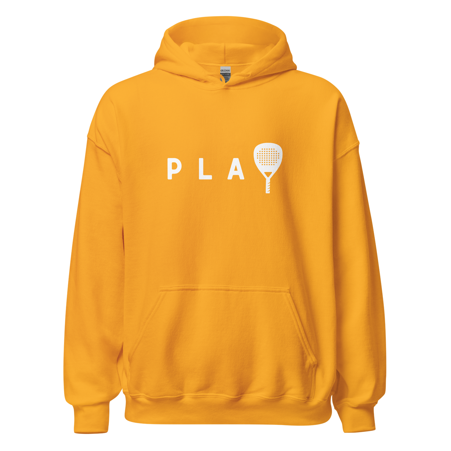 Padel hoodie - PLAY - opdruk wit - S-M-L-XL