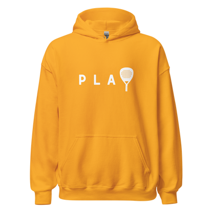 Padel hoodie - PLAY - opdruk wit - S-M-L-XL