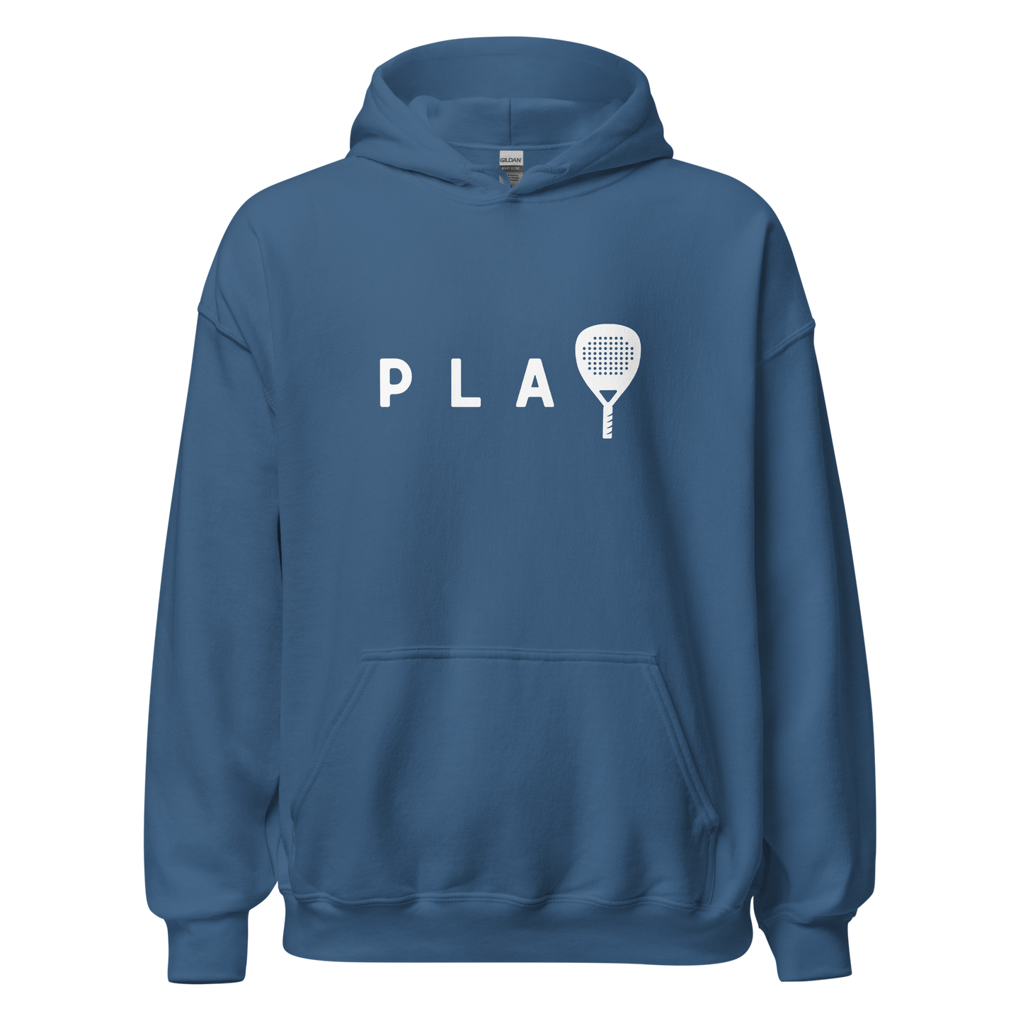 Padel hoodie - PLAY - opdruk wit - S-M-L-XL