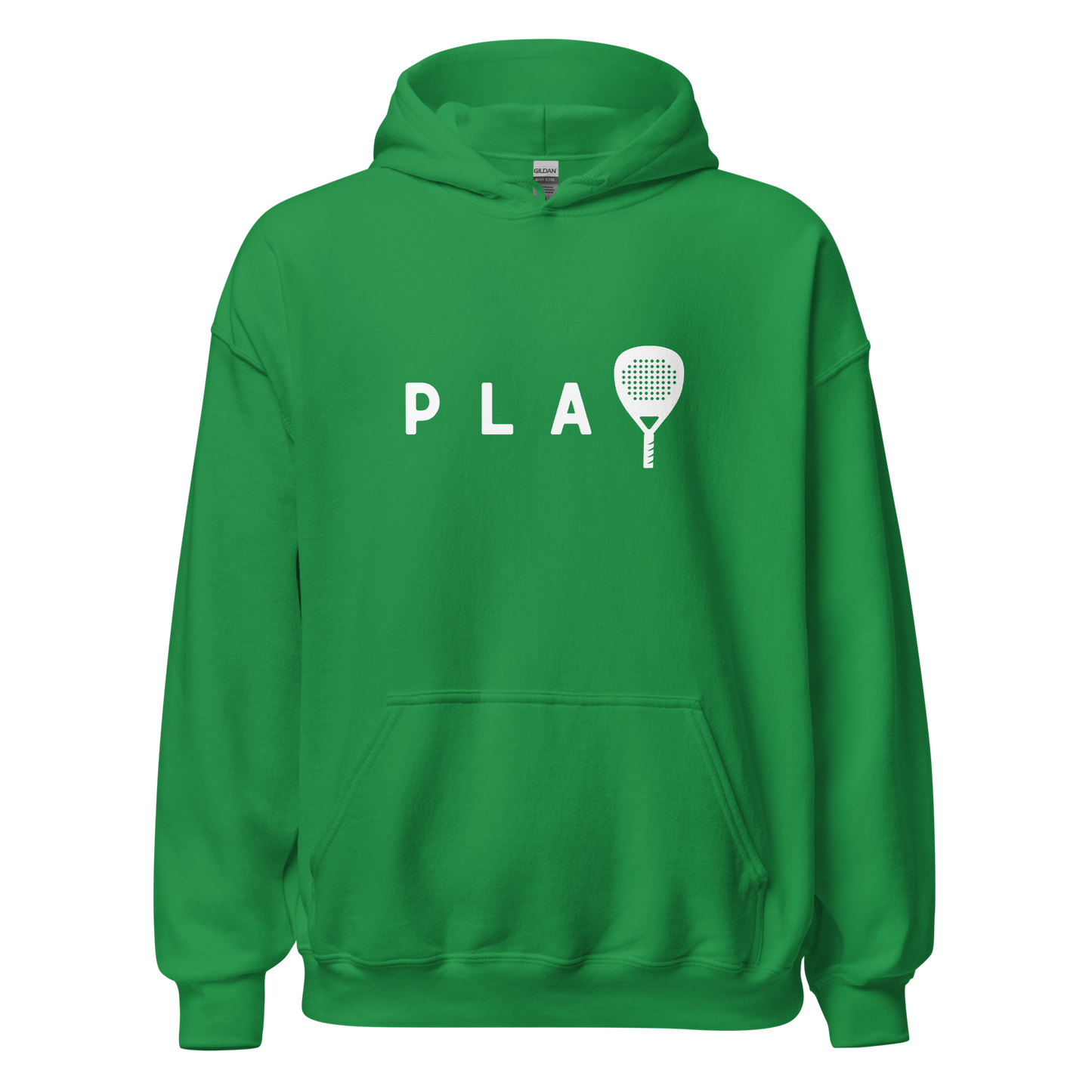 Padel hoodie - PLAY - opdruk wit - S-M-L-XL