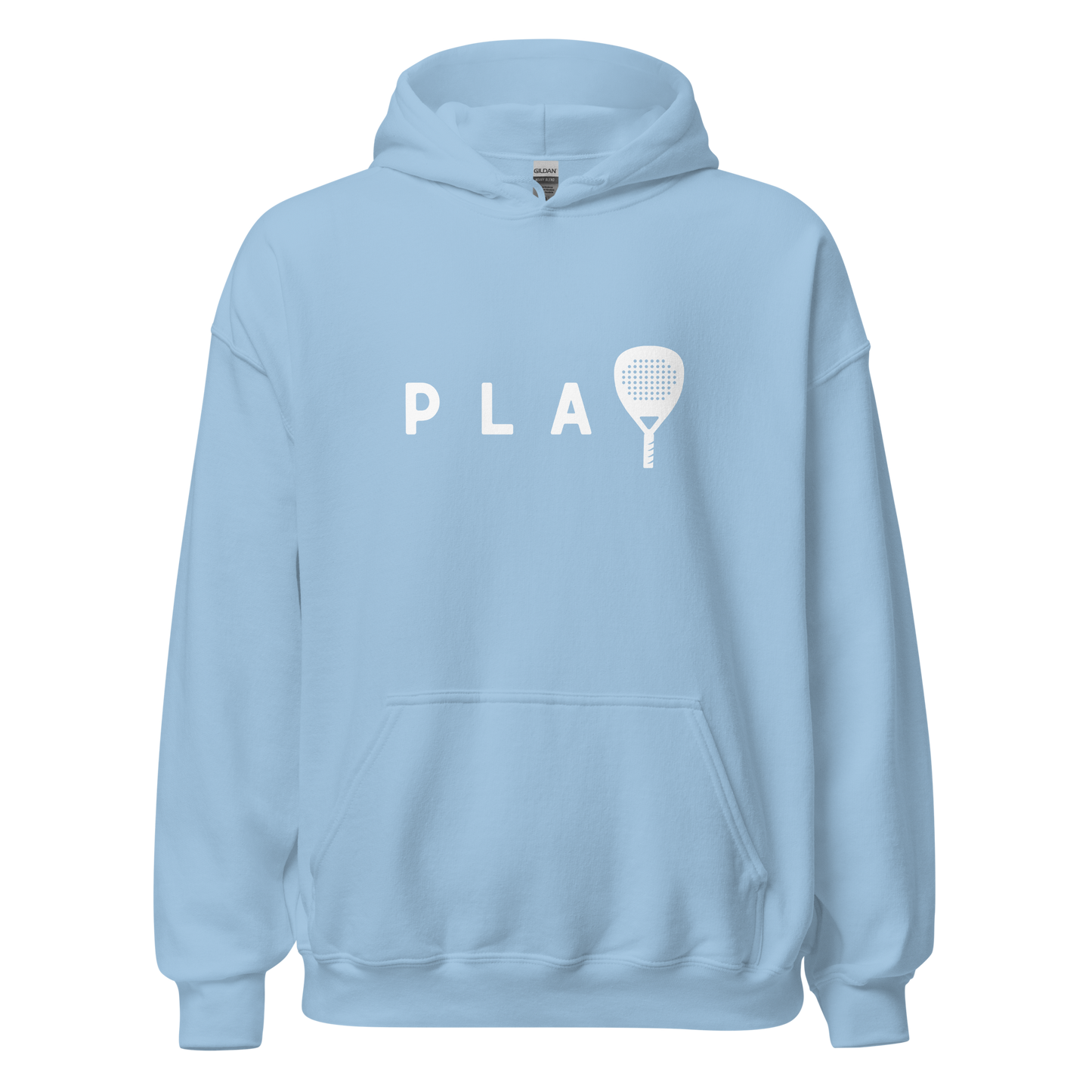 Padel hoodie - PLAY - opdruk wit - S-M-L-XL