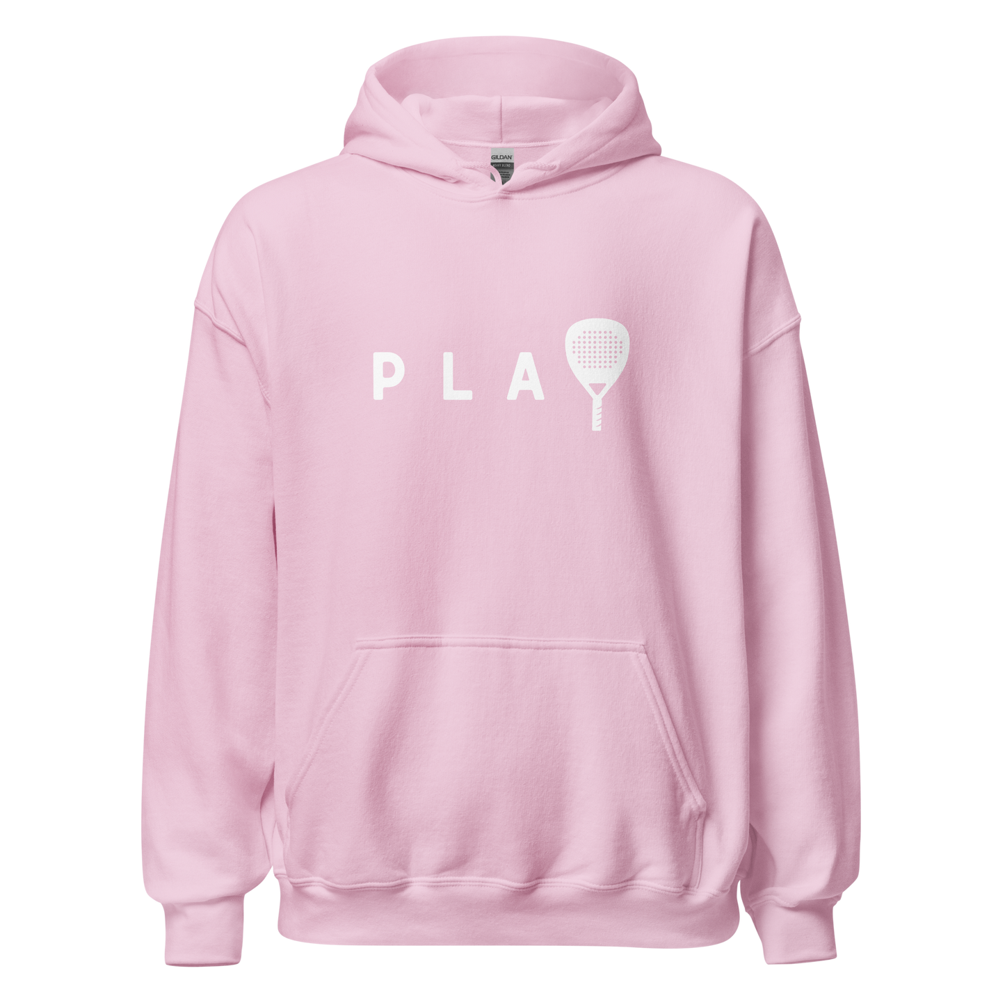 Padel hoodie - PLAY - opdruk wit - S-M-L-XL