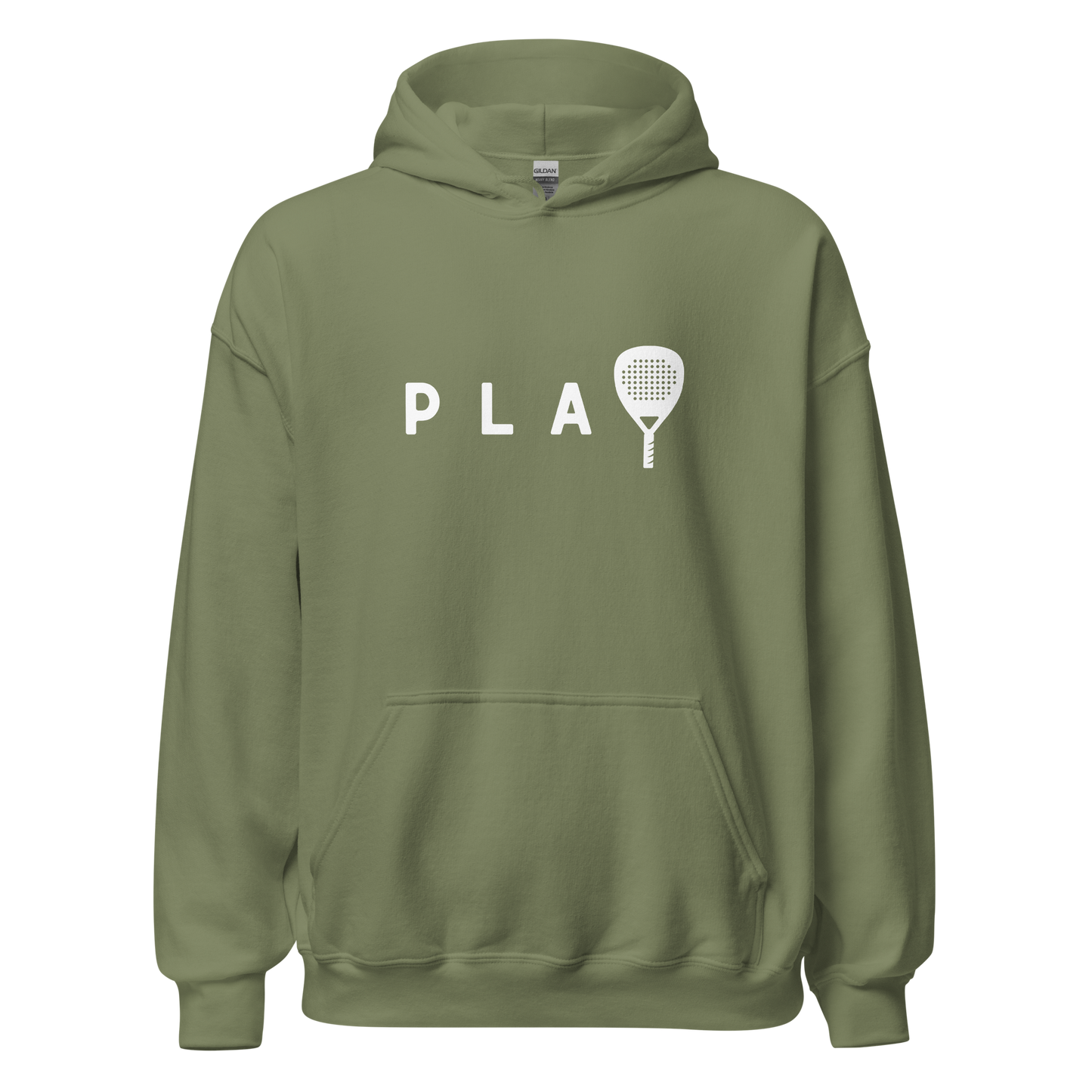 Padel hoodie - PLAY - opdruk wit - S-M-L-XL