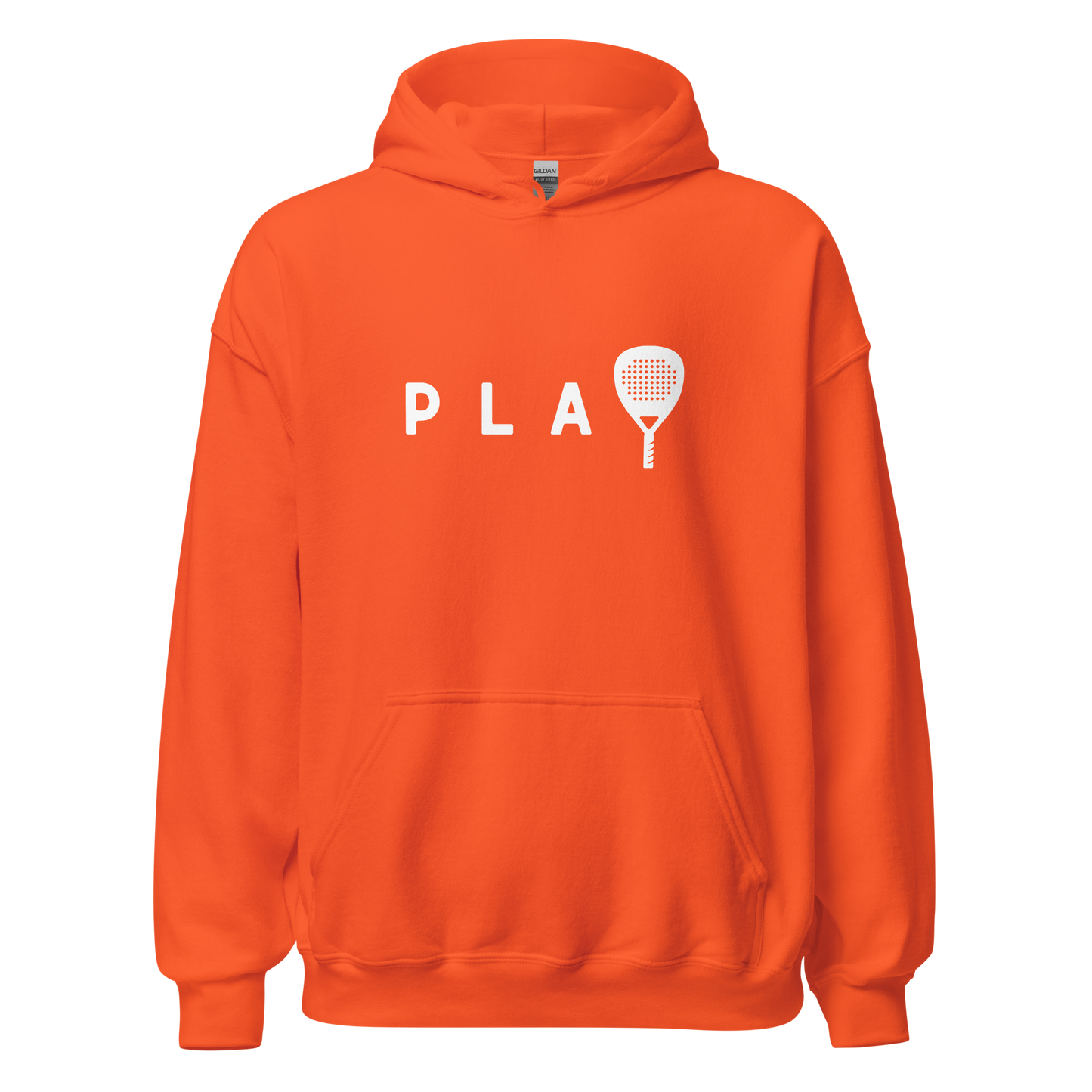 Padel hoodie - PLAY - opdruk wit - S-M-L-XL