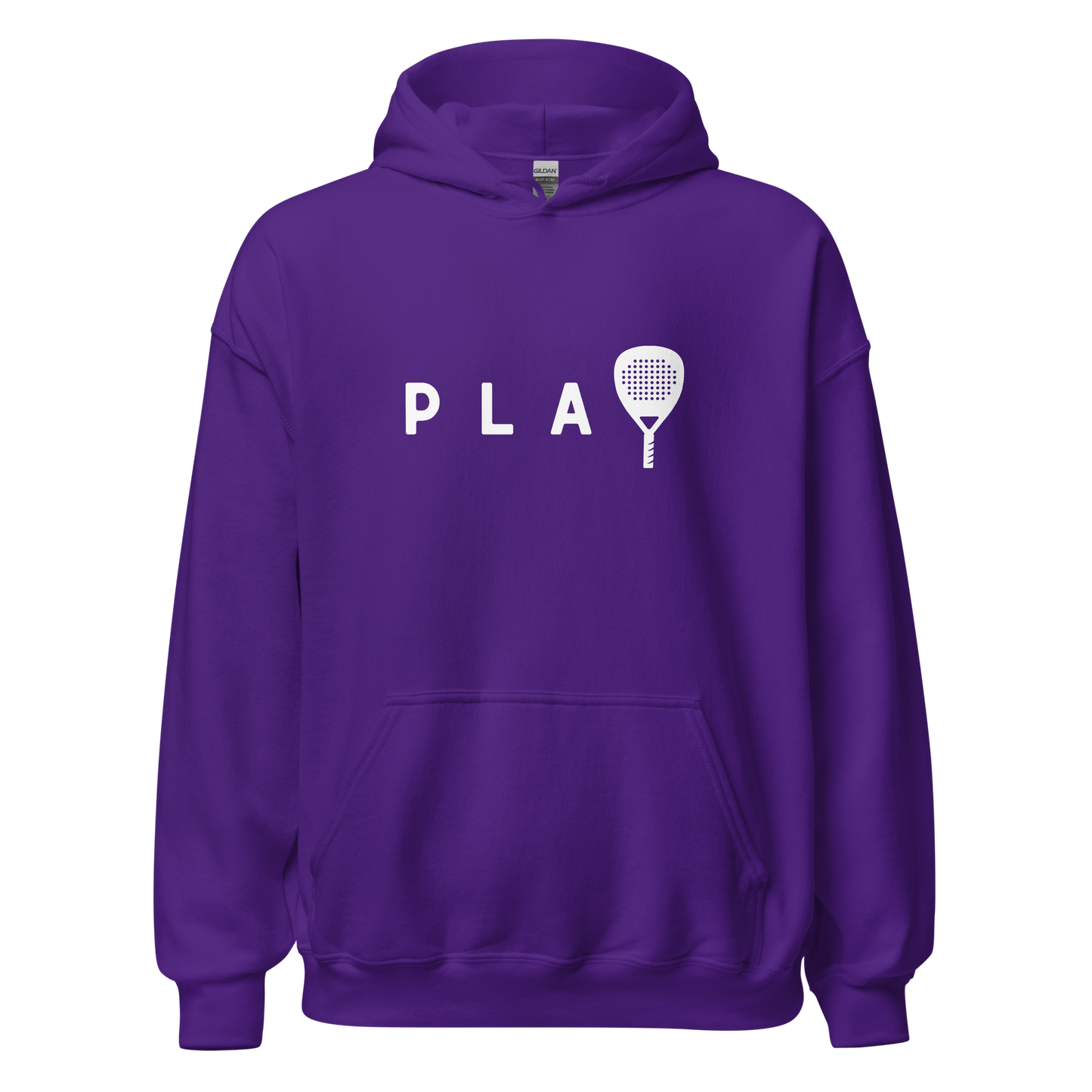 Padel hoodie - PLAY - opdruk wit - S-M-L-XL