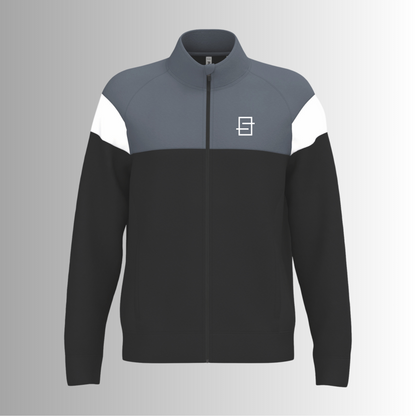 unisex trainingsjas in zwart van smashline